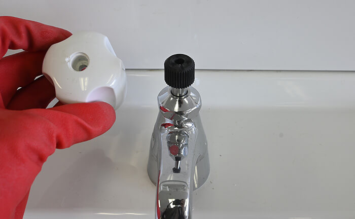 ハンドルを引き抜く